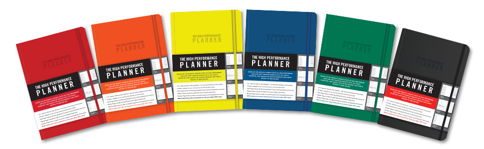 High Performance Planner ANNUAL PACK (6 Multi-Colored Planners)